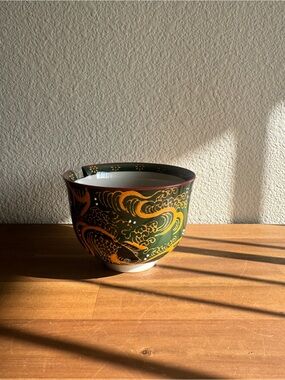Ramen Bowl Ceramic Bowl with Hand drawn Koi Fish
